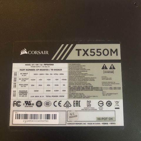 Corsair TX550M