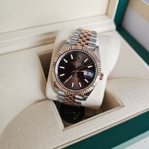 Rolex Datejust 41 Everose | Chocolate | 126331 | Norsk 2024