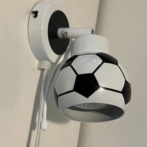 Lampett/vegglampe fotball