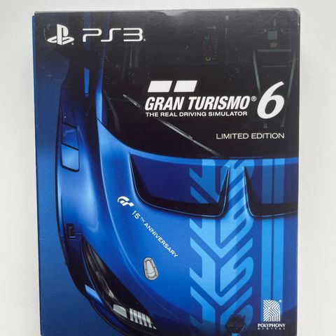 Ps3 spill GT GRAN TURISMO 6 LIMITED EDITION