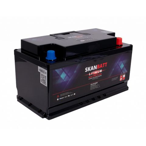 2x Skanbatt Lithium 100 ah Heat PRO Ultra