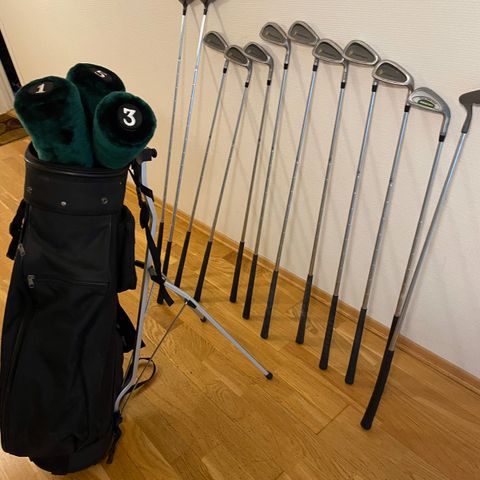 Golfkøller i bag