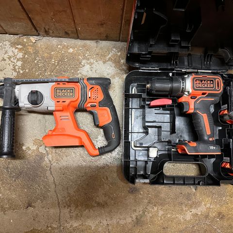 Selger to Black & Decker 2 driller set