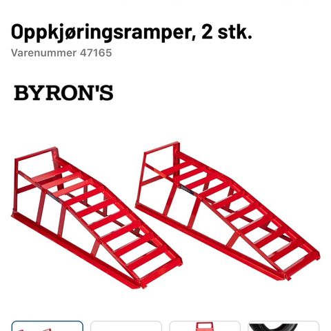 Oppkjørselsramper til salgs!