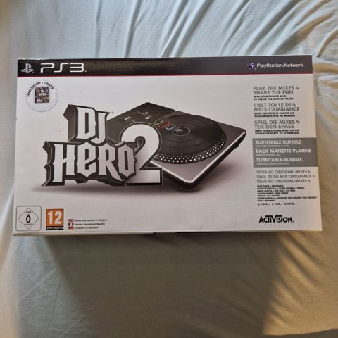 Dj Hero 2 m/uåpnet spill