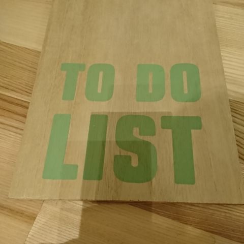 Oppslagstavle/To do list