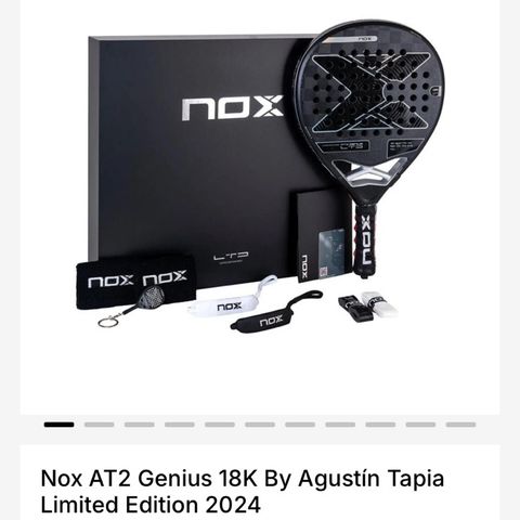 Padel racket Nox AT2 Genius 18K By Agustín Tapia Limited Edition 2024