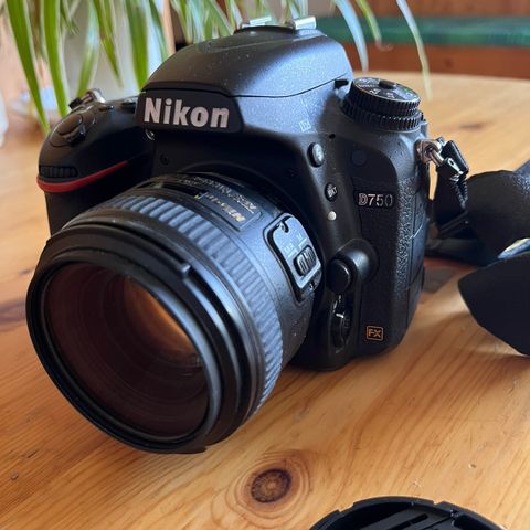 Nikon D750 med 50mm objektiv