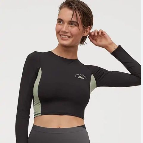 H&M x Women + Waves badetopp / surfetopp badetøy bikini badedrakt