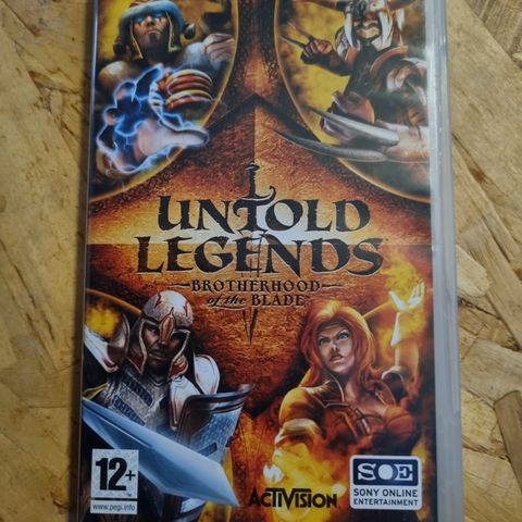 PSP Untold Legends Brotherhood Of The Blade