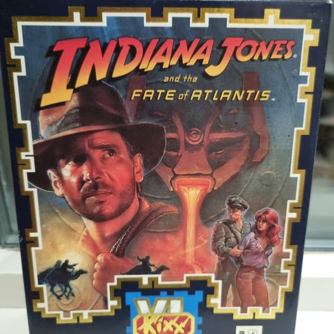 Indiana Jones and the Fate of Atlantis bix box floppy amiga