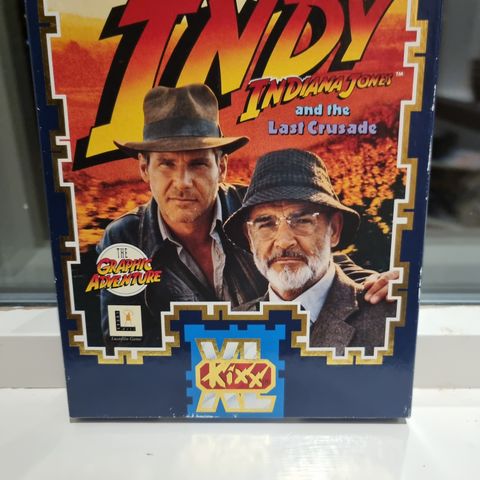 Indiana Jones and the Last Crusade big box floppy PC