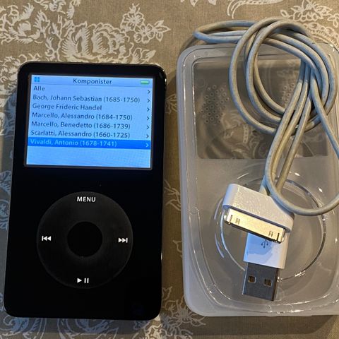 Apple iPod Video 5. gen (60GB): fullt fungerende