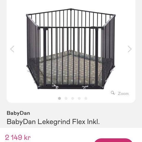 BabyDan lekegrind med lekematte