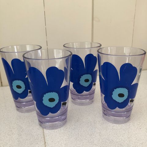 Mari Mekko glass, 4 st