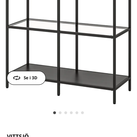 Hylle vittsjö fra IKEA