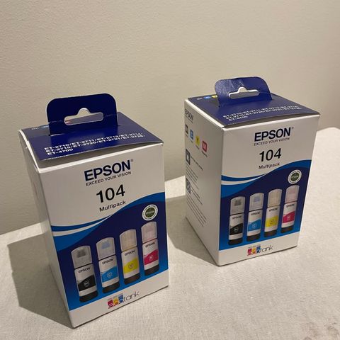 Epson 104 Multipack blekk, 2 pakninger