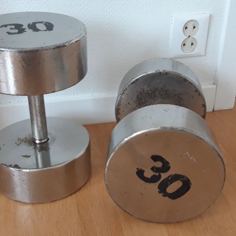 dumbbells 30 kg x 2 - manualer