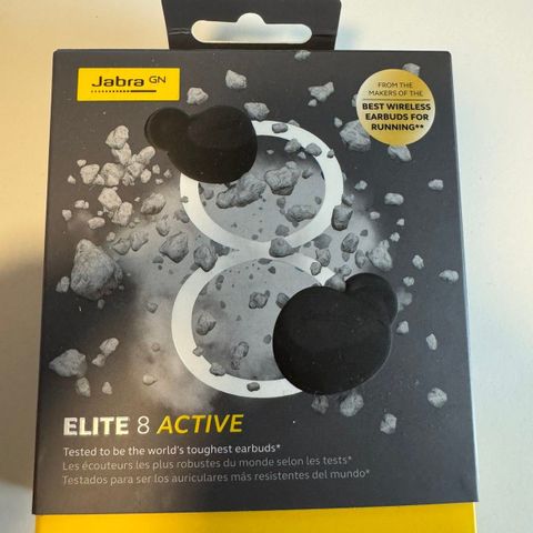 UÅPNET Jabra Elite 8 Active. Helt trådløse