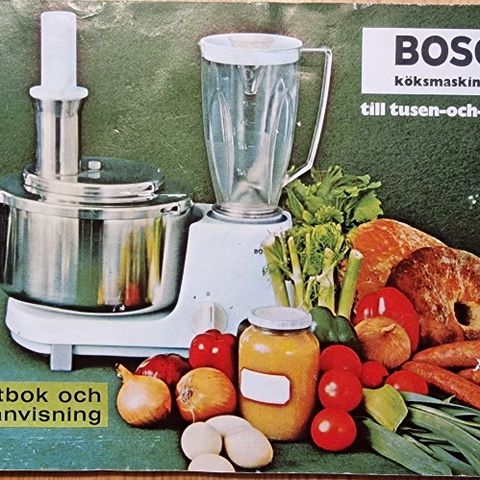 BOSCH KJØKKENMASKIN 1001 TIL SALGS