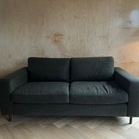 Bolia Scandinavia sofa i ull, mørkegrønn, 2-seter