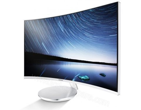 Samsung Monitor Sølv / Hvit - 1920 x 1080 Full HD