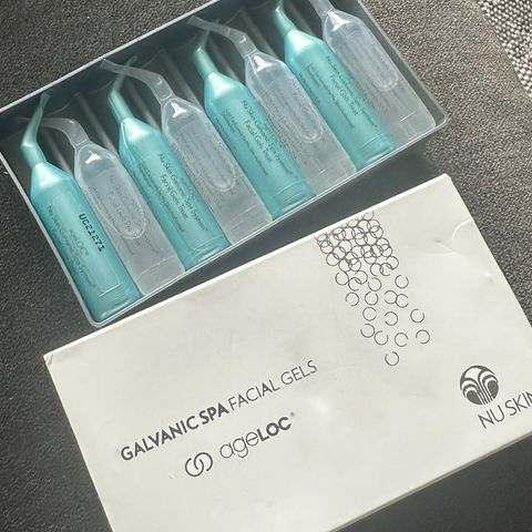 Galvanisert spa facial gels