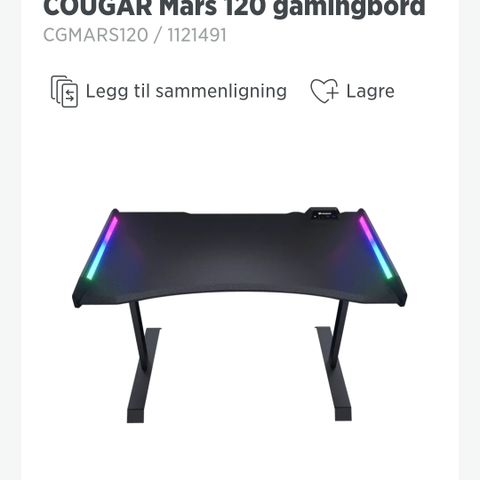 Cougar Mars gamingbord