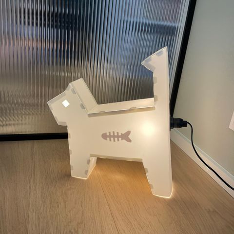 Søt designlampe