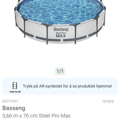 Bestway Steel Pro Max 366x76cm (uåpnet)