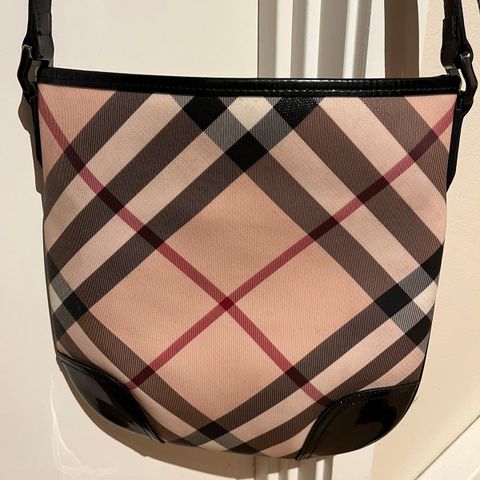 Burberry Supernova  Check crossbody veske