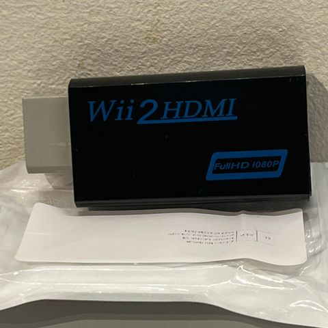 HDMI overgang til Nintendo Wii