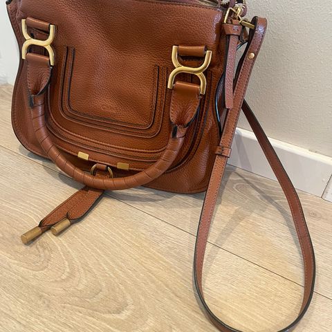 Chloe Marcie Small - cognac farge