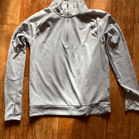 Nike halfzip gråmelert XS