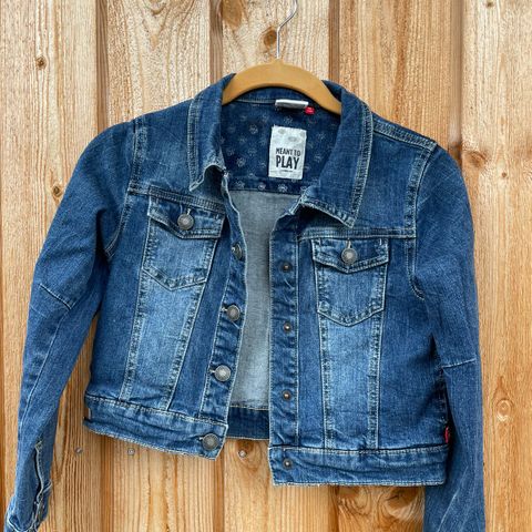 Jeans jakke, strl 134