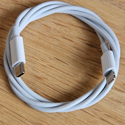 Apple Original USB-C -> Lightning Kabel 1m, Hvit