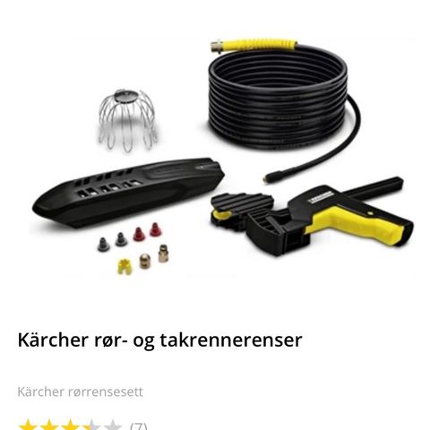 Kärcher rør- og takrennerenser