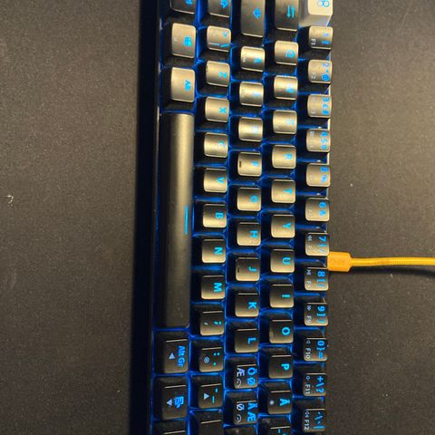 Fin glorius model O og tastatur