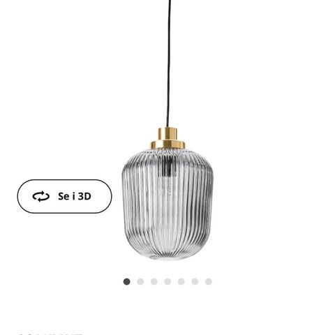 Taklampe solklint fra IKEA