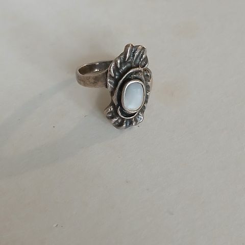 Vakker vintage sølv ring - 925 Sølv