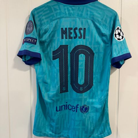 Barcelona 2019/20 Tredje Lionel Messi Fotballdrakt (M)