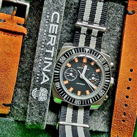 Certina DS Chronograph 🤩 Automatic 1968- mekanisk automatisk, salg/bytte