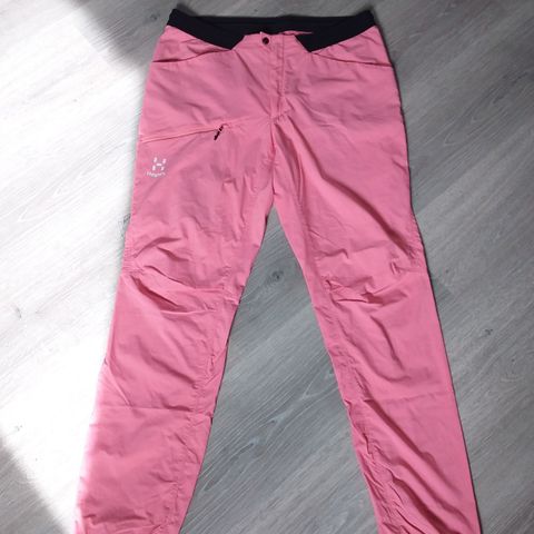 Haglöfs lett turbukse, srt. 40 m, L.I.M. Fuse Pant, rosa, som ny