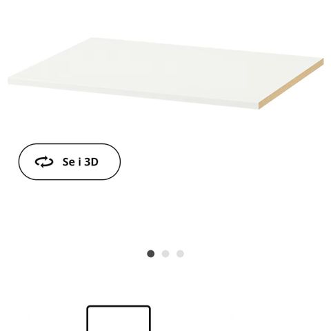 2 stk Pax ikea hylleplate 75×58