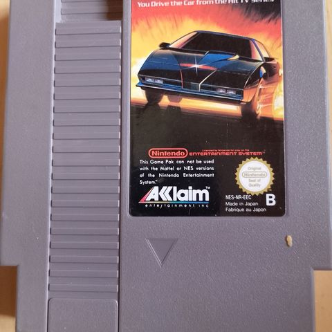 Orginalt NES spill: Knight Rider