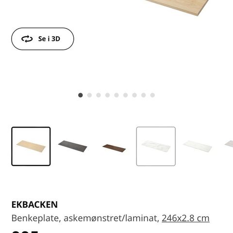 Benkeplate - ikea