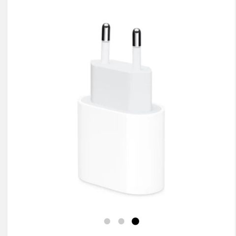 Apple lader med ladekabel