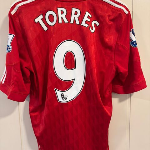 Liverpool 2010-12 Hjemme Fernando Torres Fotballdrakt (M)