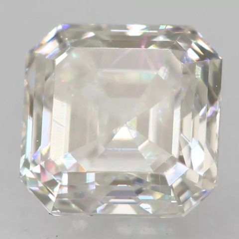 Sertifisert 0,30 karat D VVS2 Asscher Cut naturlig diamant