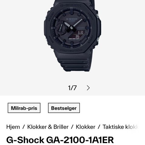 G-shock klokke